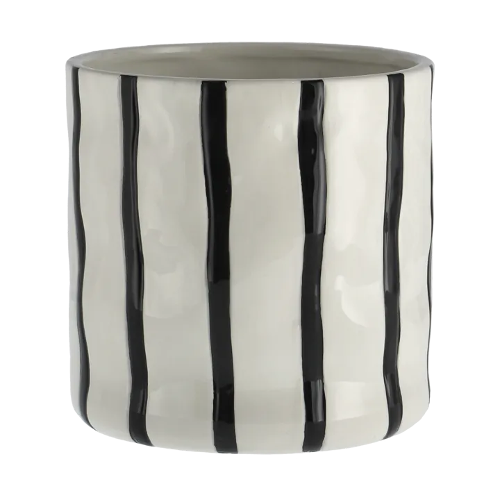 Thrive flowerpot Ø16 cm - 白黑 - Scandi Living