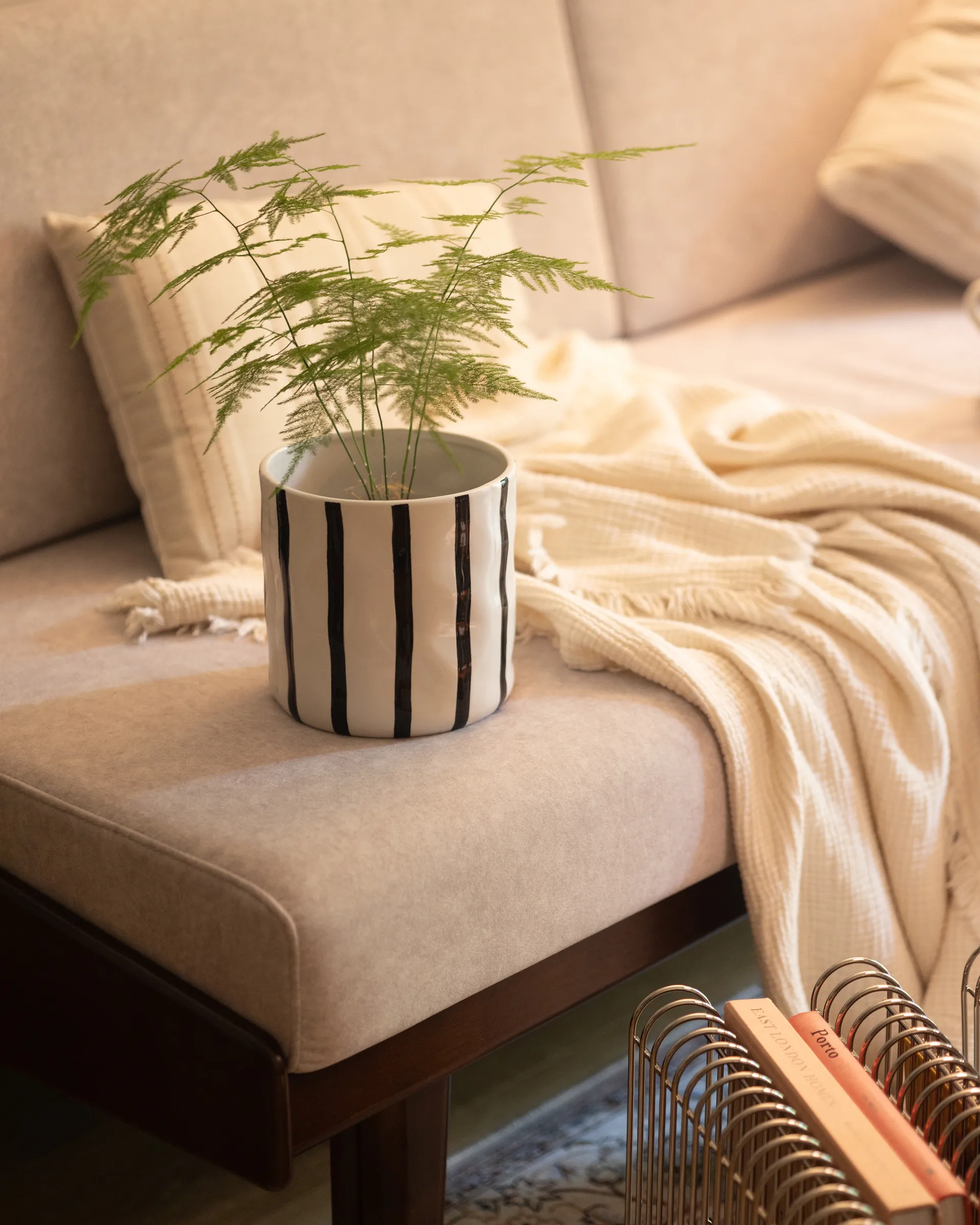 Thrive flowerpot Ø16 cm, 白黑 Scandi Living