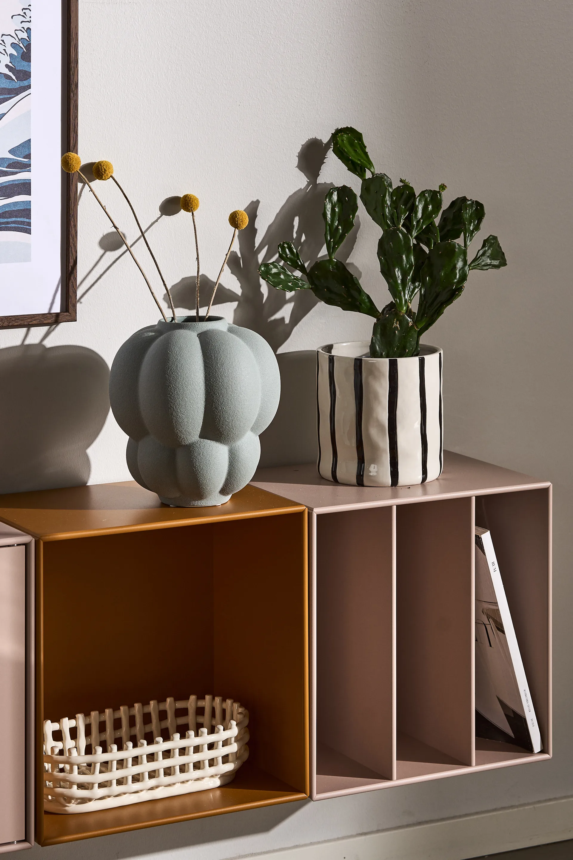 Thrive flowerpot Ø20 cm, 白色-黑色 Scandi Living