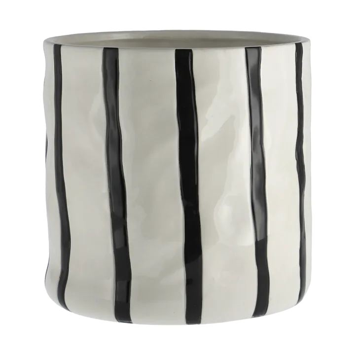 Thrive flowerpot Ø20 cm - 白色_黑色 - Scandi Living