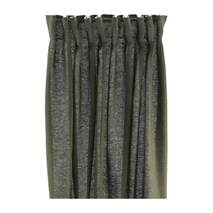 Tranquility curtain with multiband 139x250 cm - 森林绿 - Scandi Living