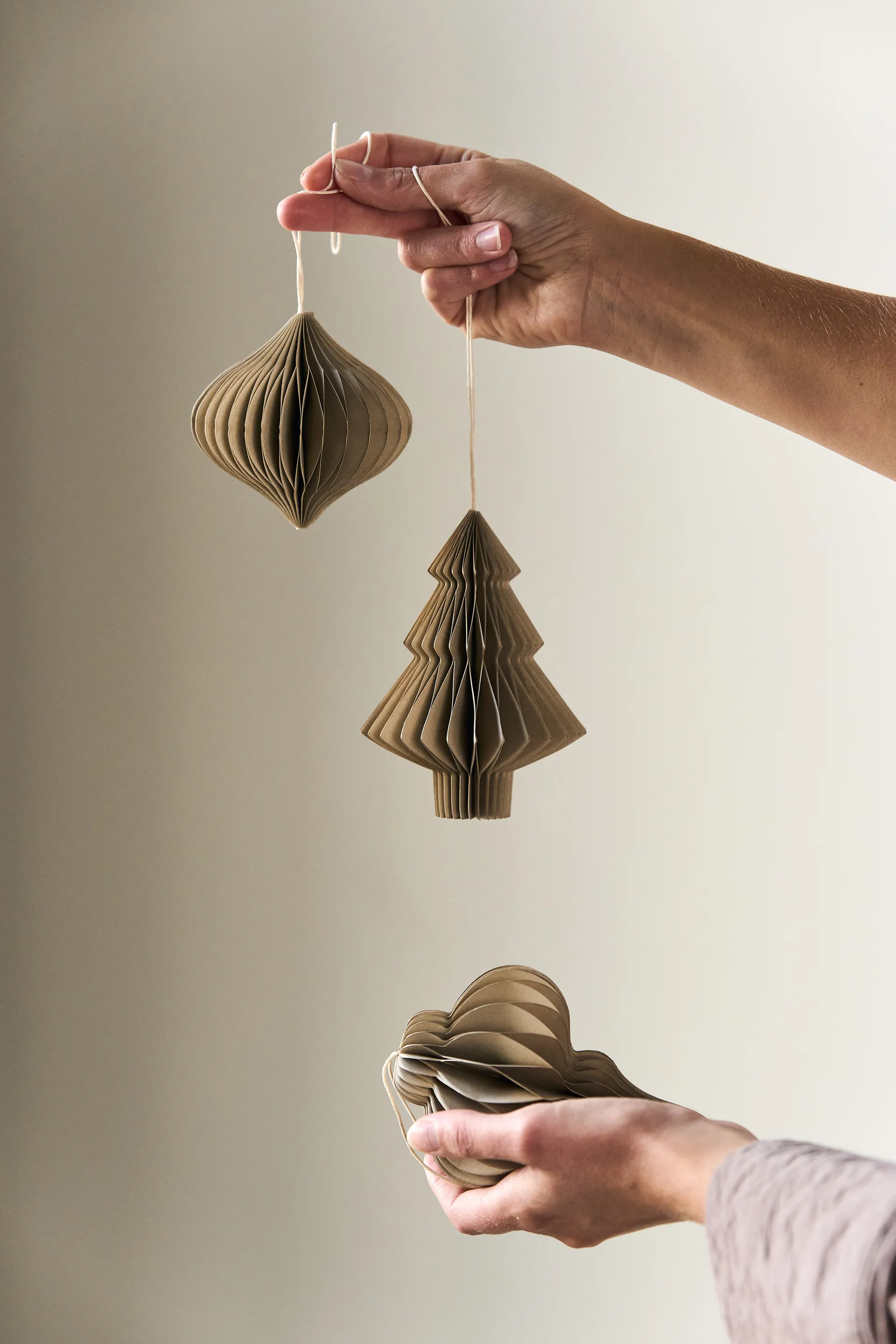 Tree baubles 四件套装, 米色 Scandi Living