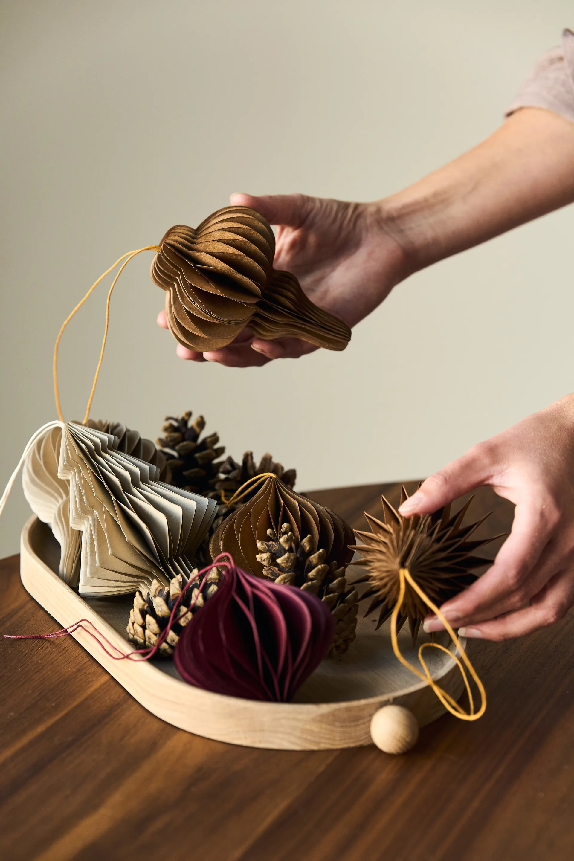 Tree baubles 四件套装, 米色 Scandi Living