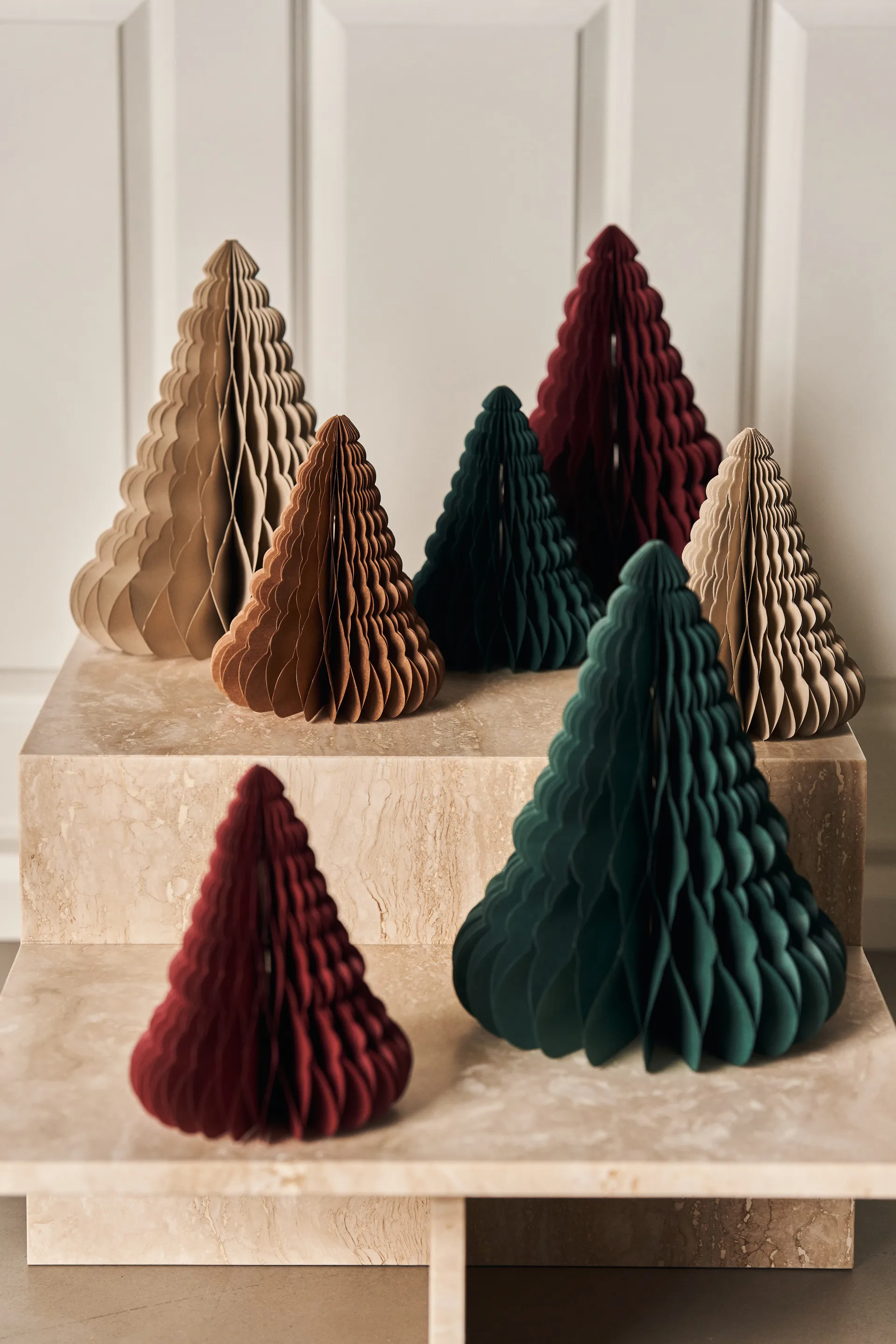 Trees Christmas tree decorations 两件套装, 红色 Scandi Living