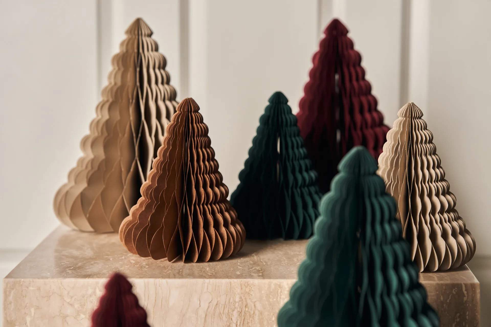 Trees Christmas tree decorations 两件套装, 米色 Scandi Living