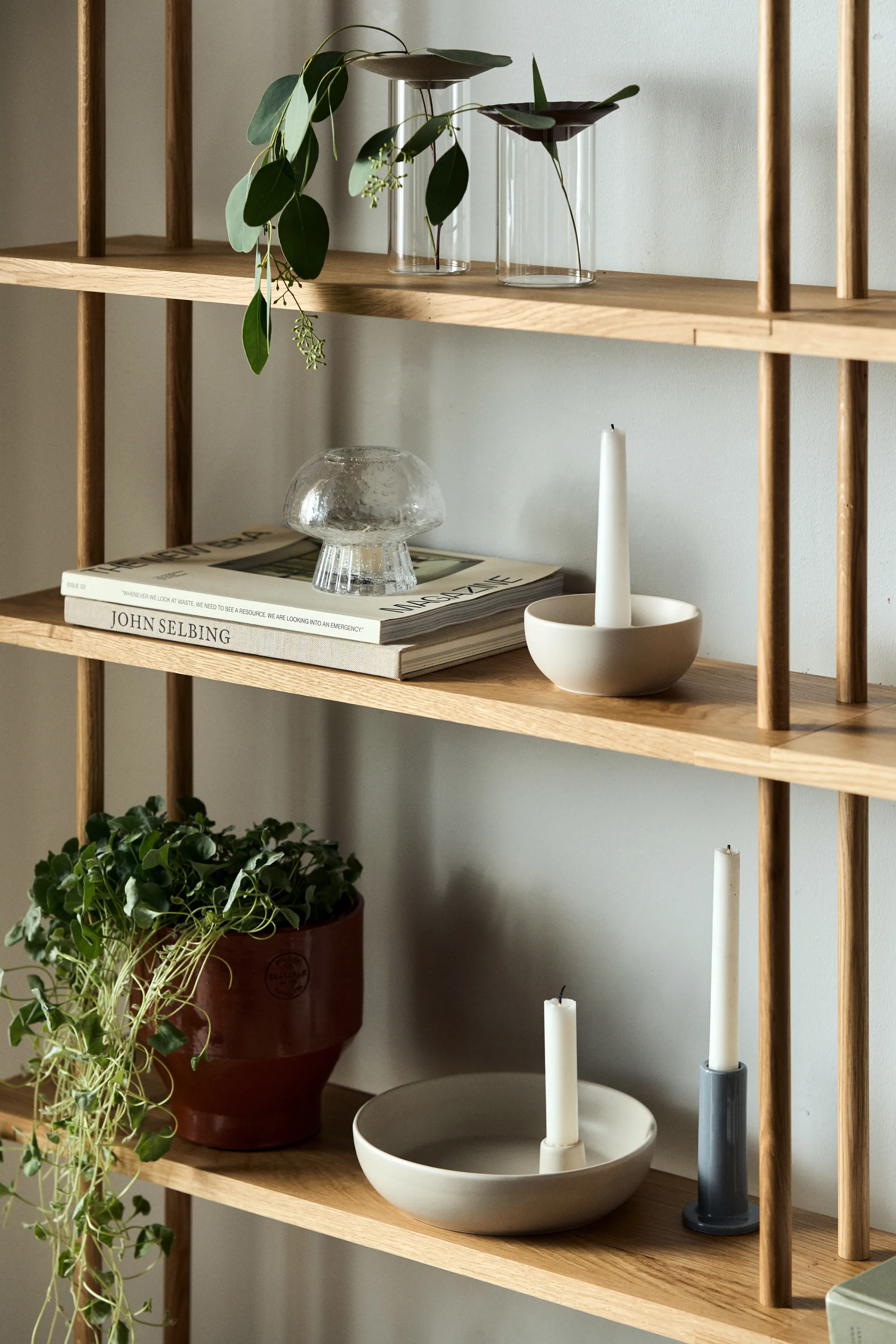 Valley 烛台 Ø21 cm, 米色 Scandi Living