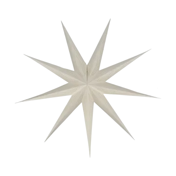 Veil advent star - 白色_Ø90cm - Scandi Living