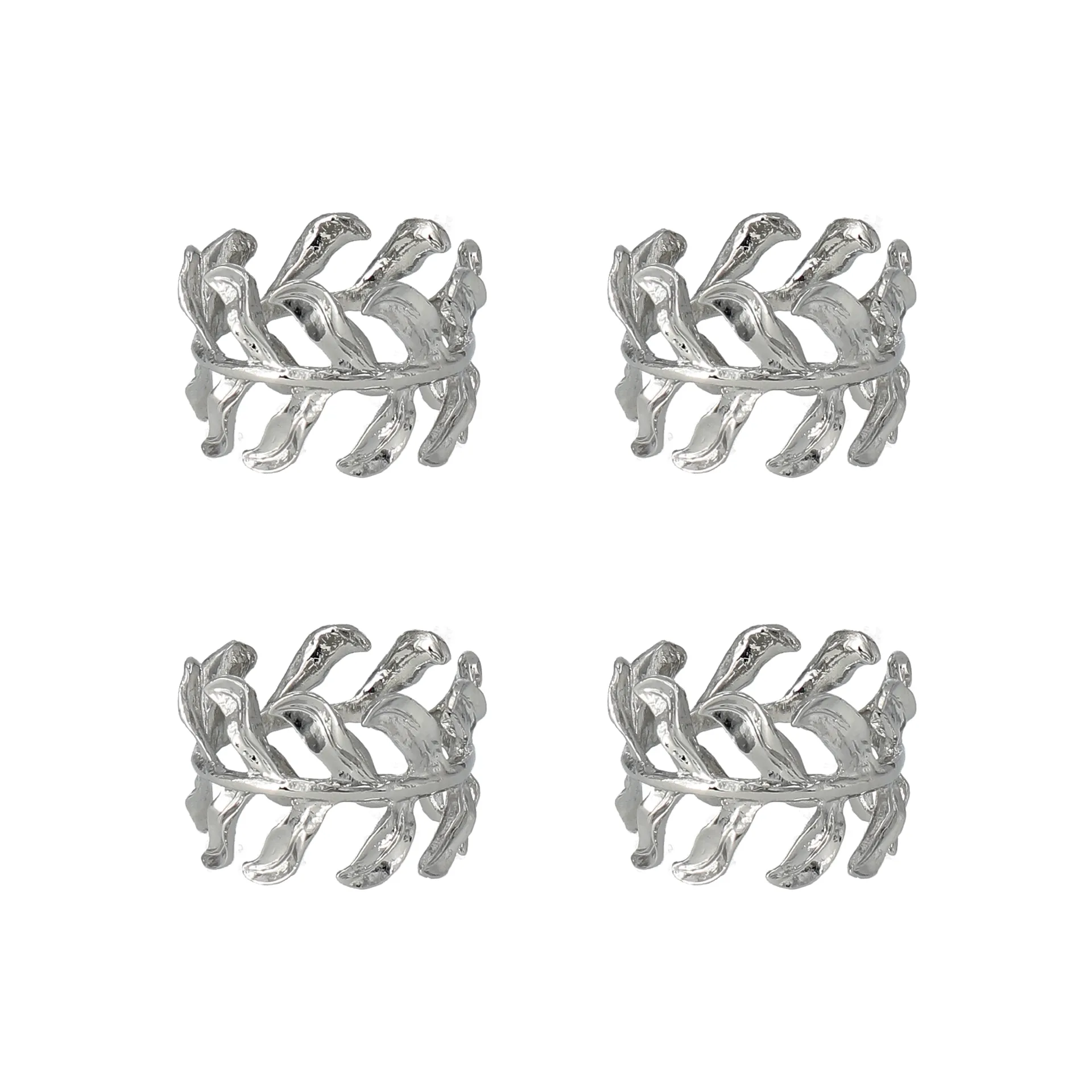Vine餐巾环 Ø4,7cm 4件装, 锌合金 Scandi Living