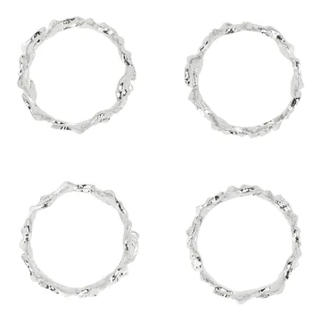 Vine餐巾环 Ø4,7cm 4件装 - 锌合金 - Scandi Living