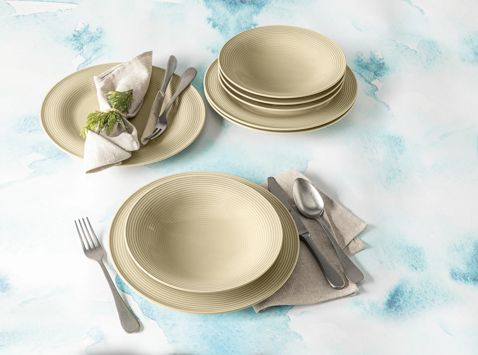 Beat 餐具套装 12件, Sand beige Seltmann Weiden