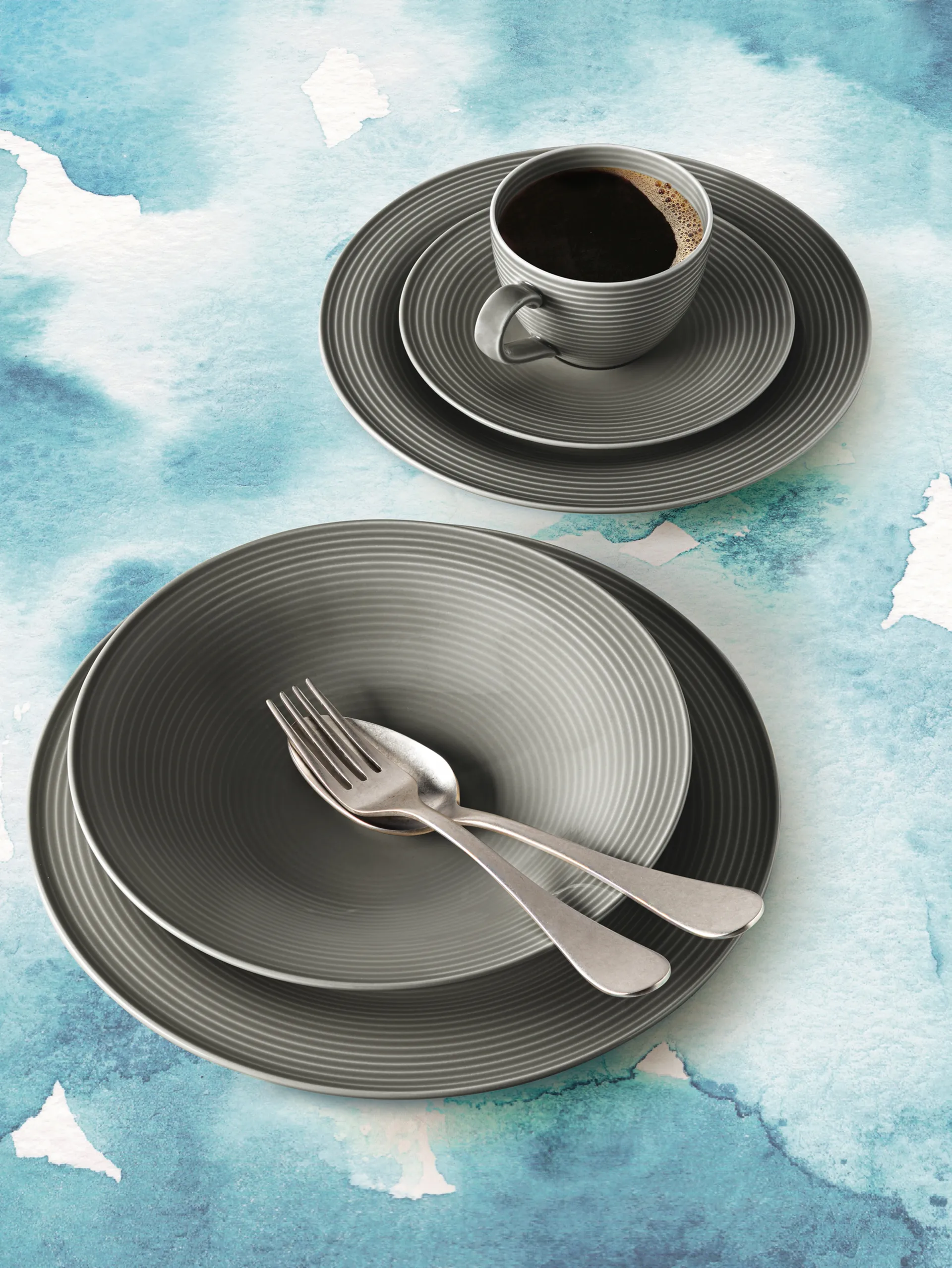 Beat 餐具套装 30件, Pearl grey Seltmann Weiden