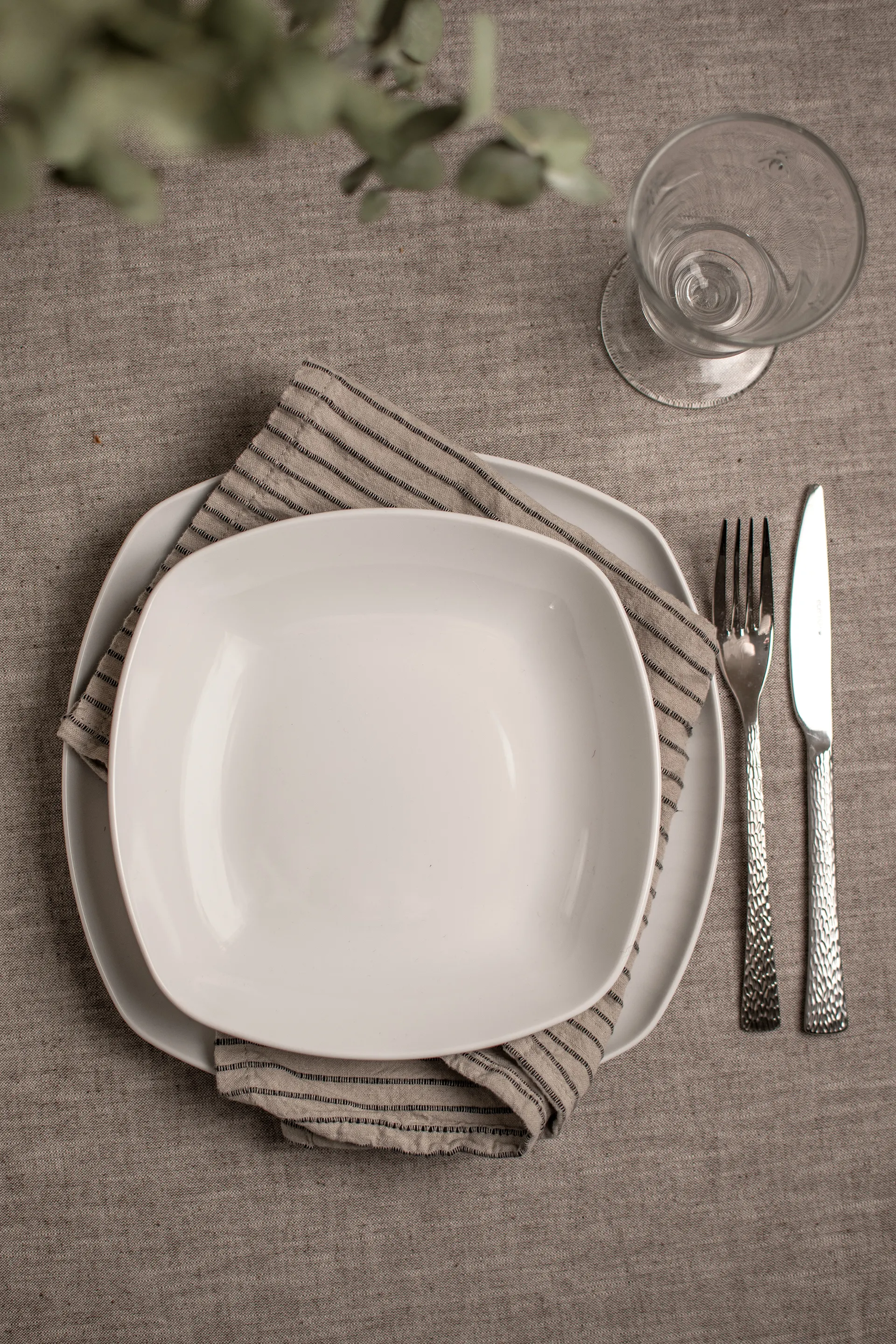 Lido 餐具套装 square 12件, White Seltmann Weiden