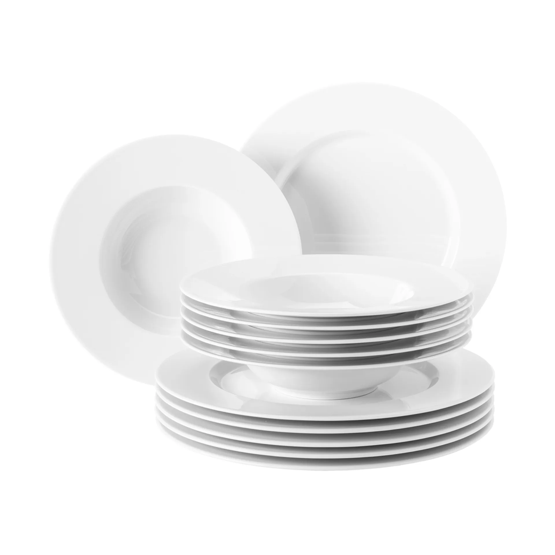 No Limits 餐具套装 12件, White Seltmann Weiden