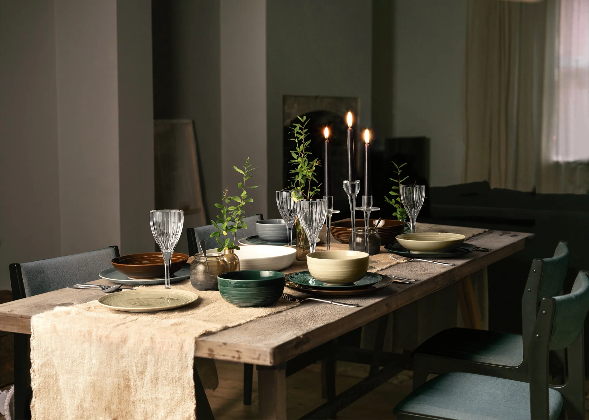 Terra 盘子 Ø17.7 cm 六件套装, Pearl Grey Seltmann Weiden