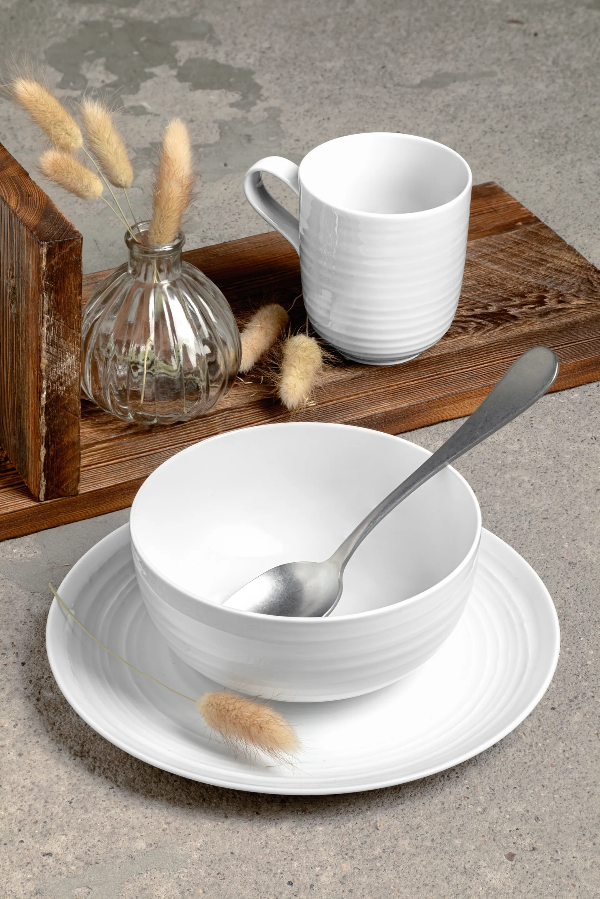 Terra 碗 Ø17.7cm 2只装, 白色 Seltmann Weiden