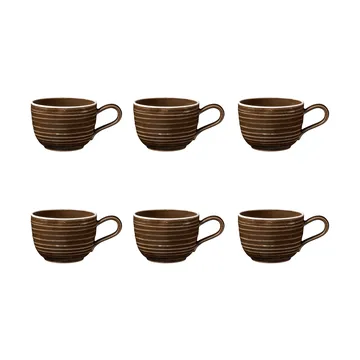 Terra 杯子 200ml 6只装 - 大地棕 - Seltmann Weiden