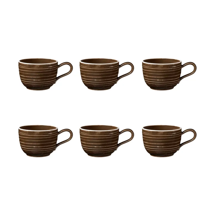 Terra 杯子 200ml 6只装 - 大地棕 - Seltmann Weiden