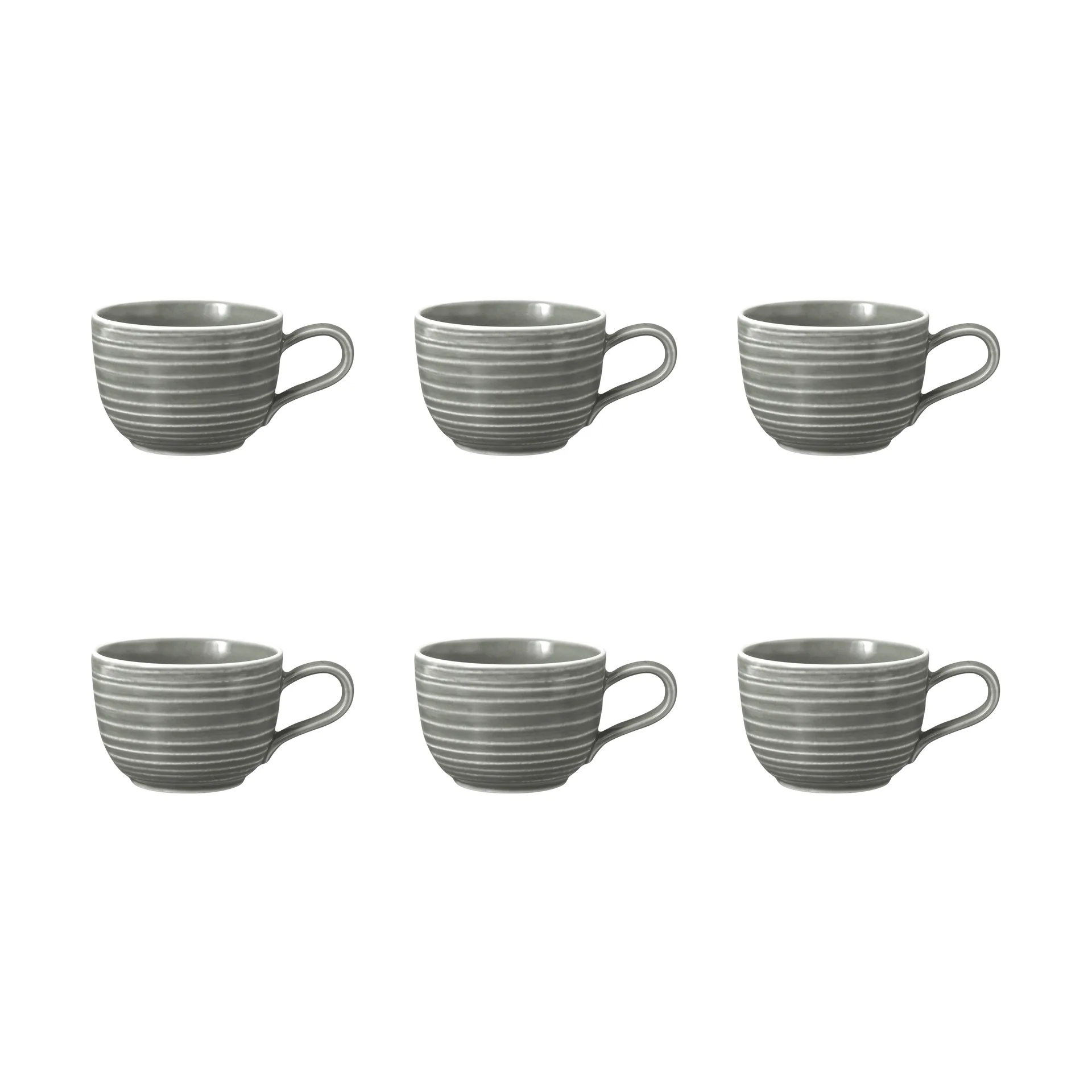 Terra 杯子 200ml 6只装, 珍珠灰 Seltmann Weiden