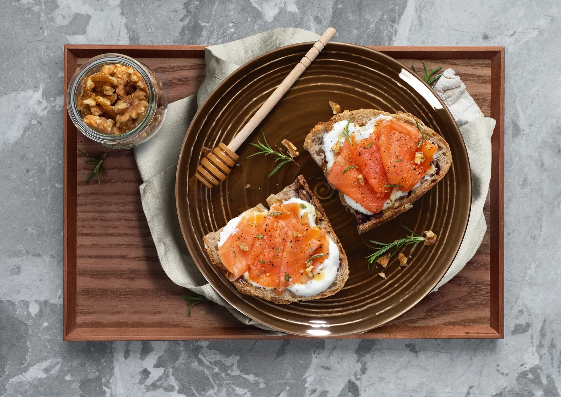 Terra 盘子 Ø22.7 cm 六件套装, Earth Brown Seltmann Weiden