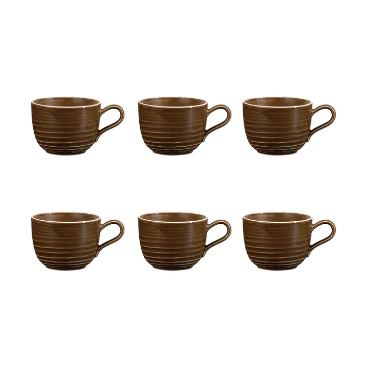 Terra 杯子 260ml 6只装 - 大地棕 - Seltmann Weiden