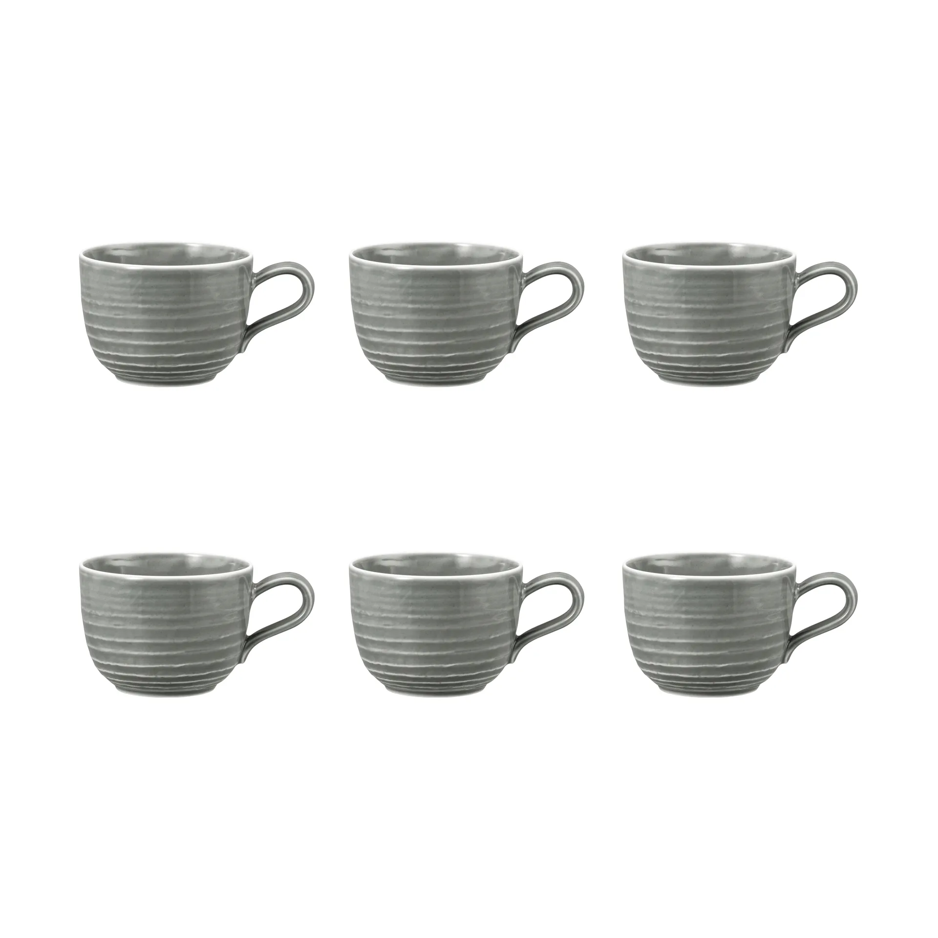Terra 杯子 260ml 6只装, 珍珠灰 Seltmann Weiden