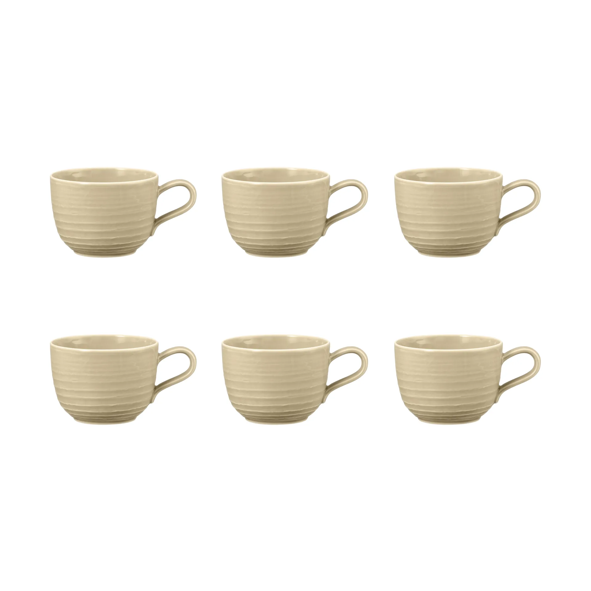 Terra 杯子 260ml 6只装, 沙米色 Seltmann Weiden