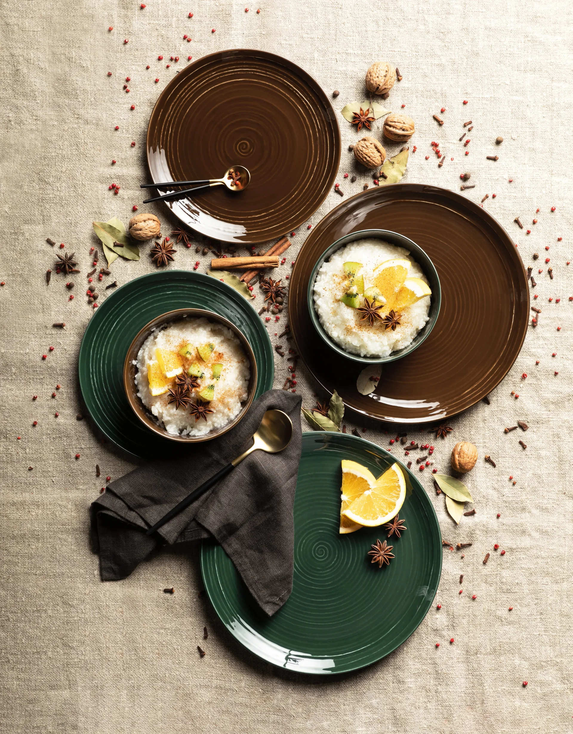 Terra 盘子 Ø27.8 cm 六件套装, Moss Green Seltmann Weiden