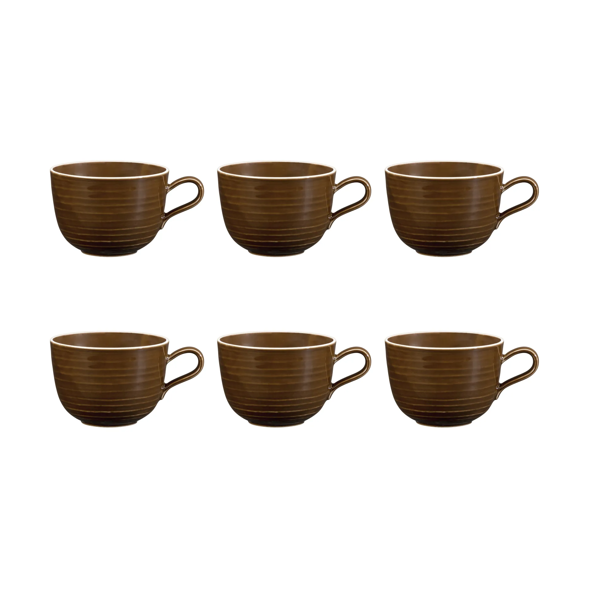 Terra 杯子 380ml 6只装, 大地棕 Seltmann Weiden
