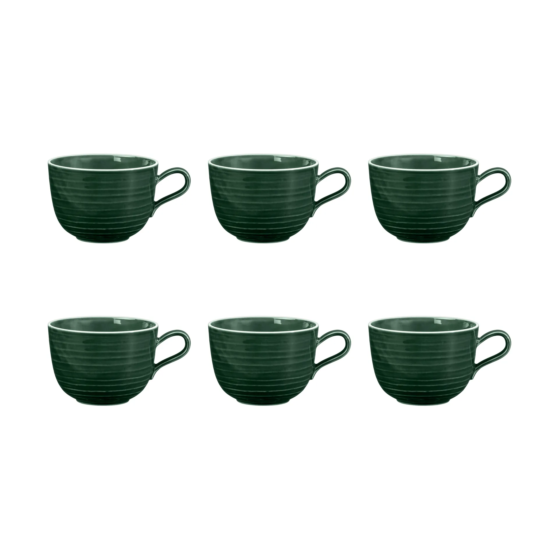 Terra 杯子 380ml 6只装, 苔藓绿 Seltmann Weiden