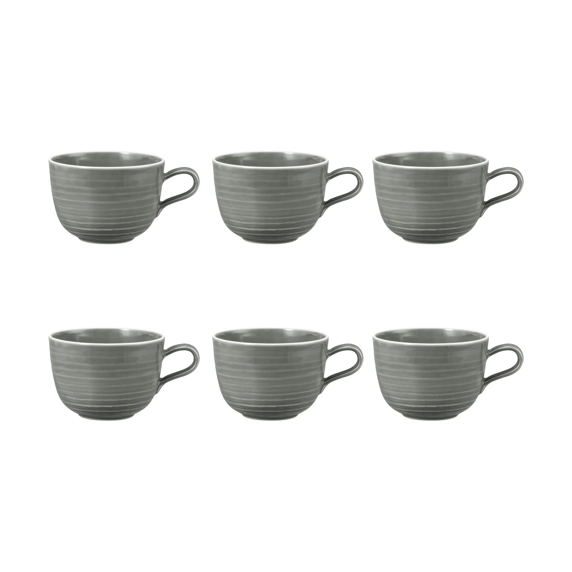Terra 杯子 380ml 6只装, 珍珠灰 Seltmann Weiden