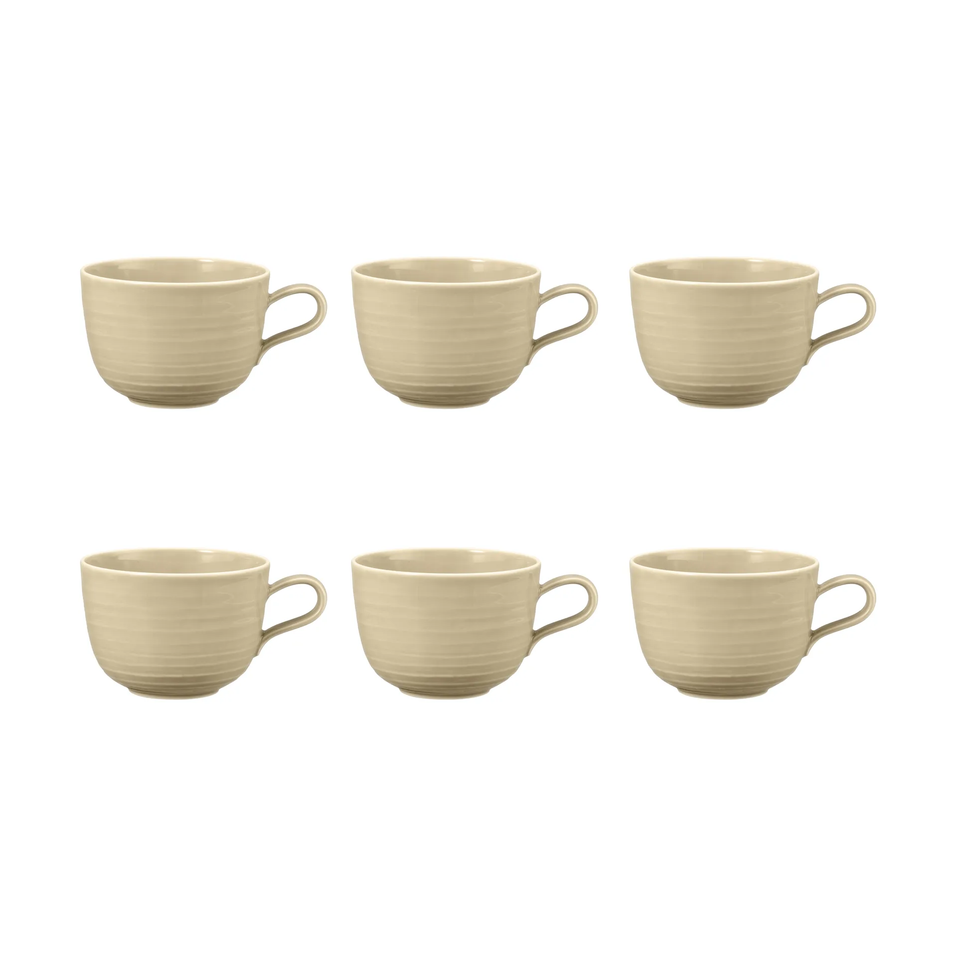 Terra 杯子 380ml 6只装, 沙米色 Seltmann Weiden