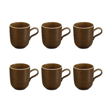 Terra 杯子 400ml 6只装 - 大地棕 - Seltmann Weiden