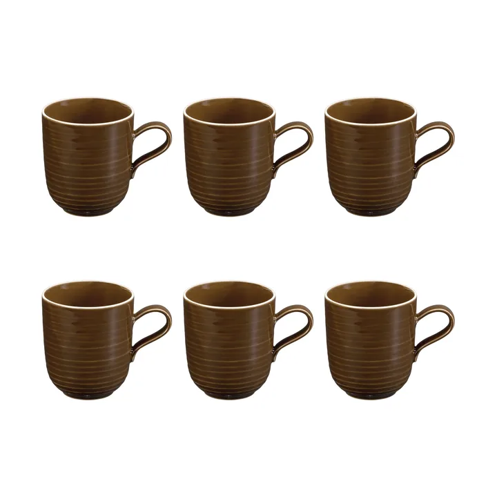 Terra 杯子 400ml 6只装 - 大地棕 - Seltmann Weiden