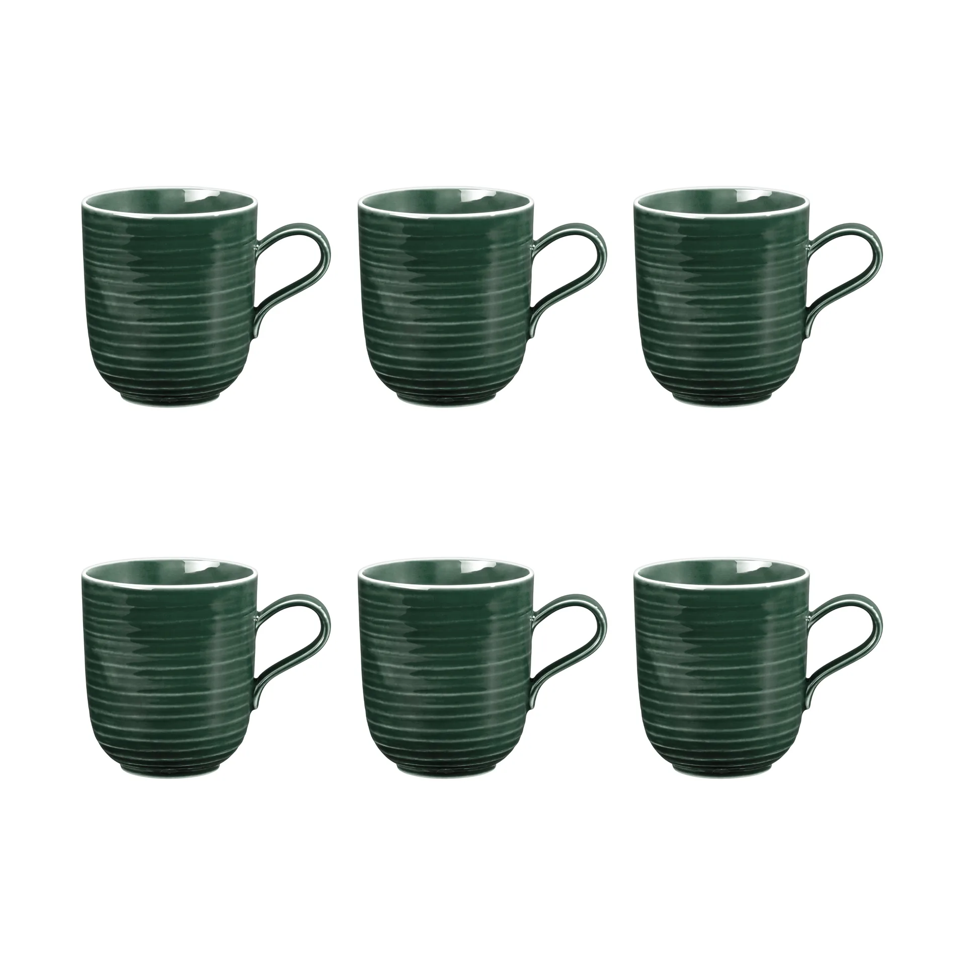 Terra 杯子 400ml 6只装, 苔藓绿 Seltmann Weiden