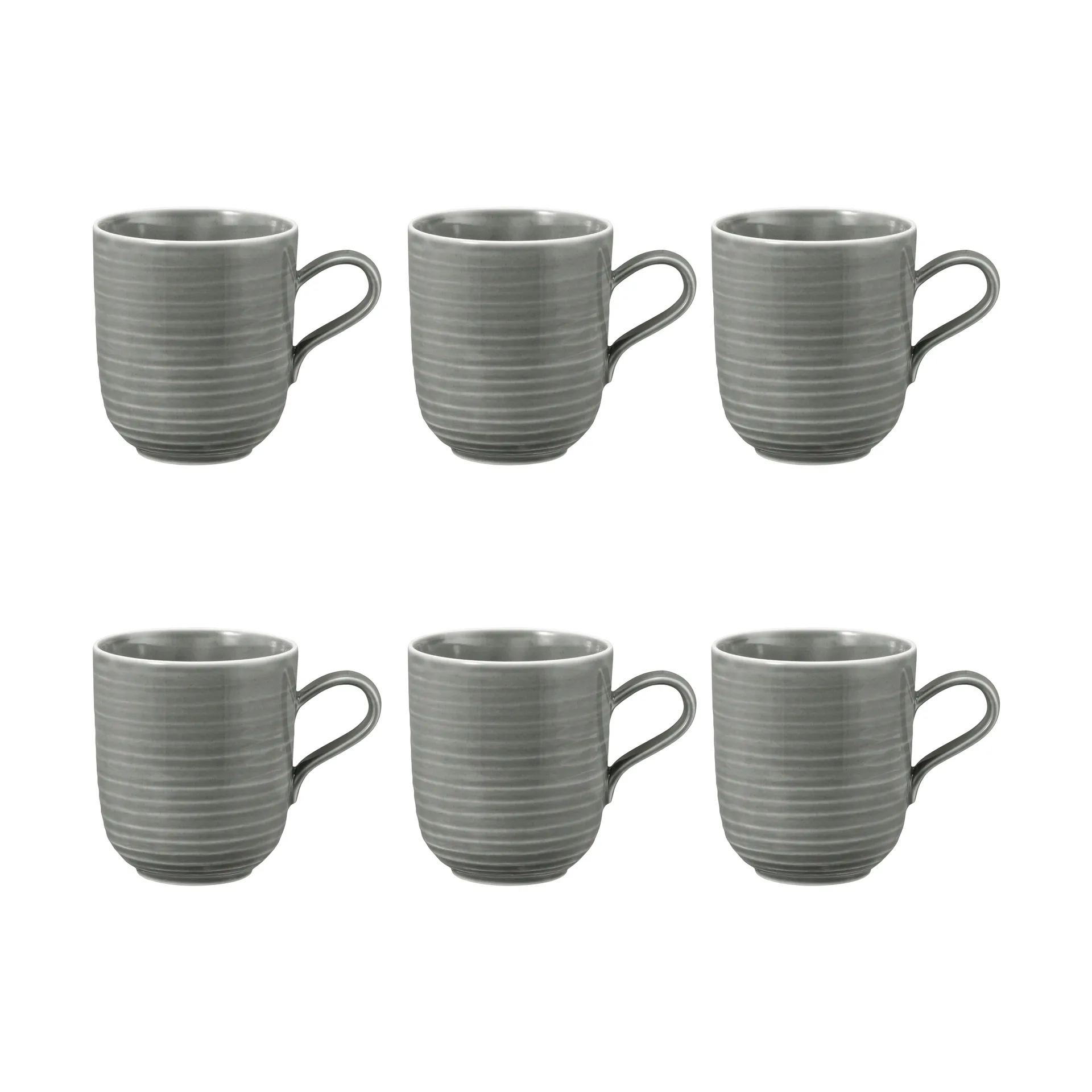 Terra 杯子 400ml 6只装, 珍珠灰 Seltmann Weiden