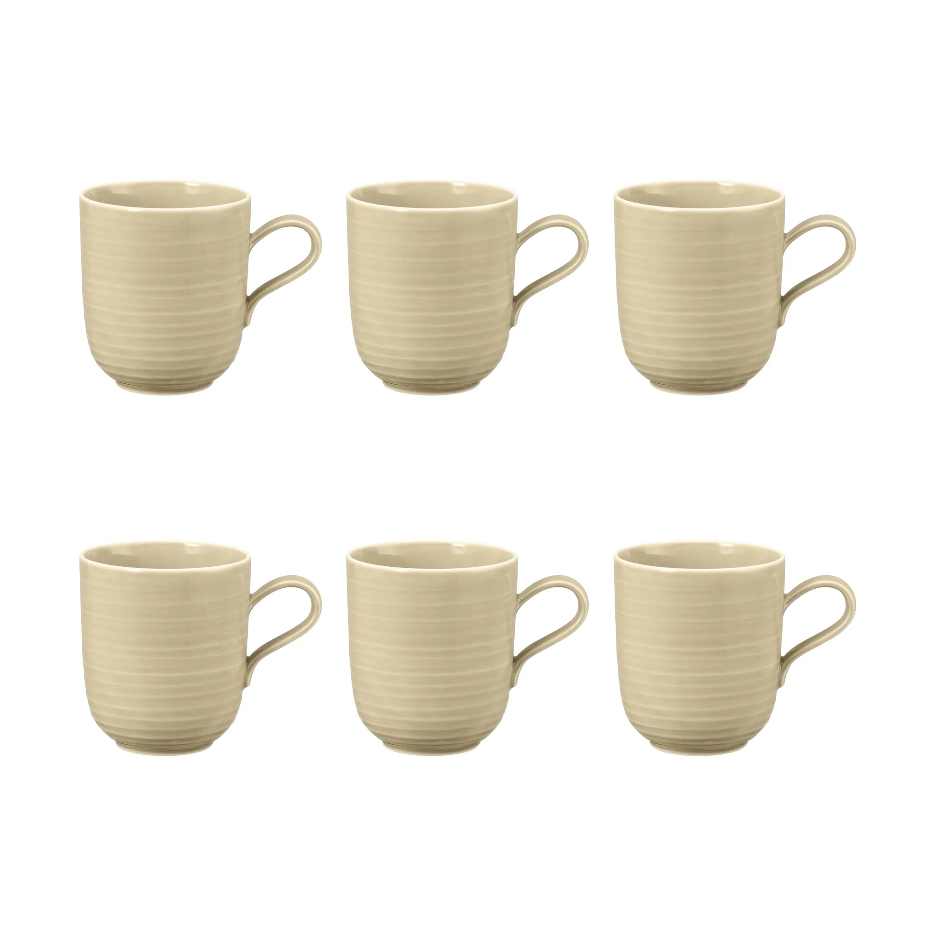 Terra 杯子 400ml 6只装, 沙米色 Seltmann Weiden