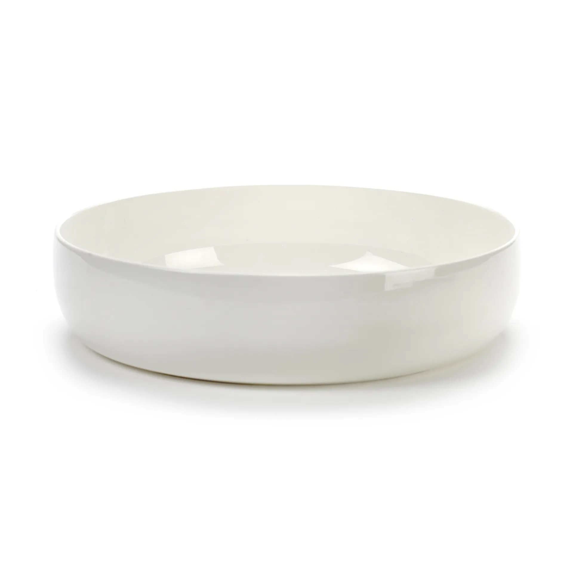 白色低边餐用碗, 24cm Serax