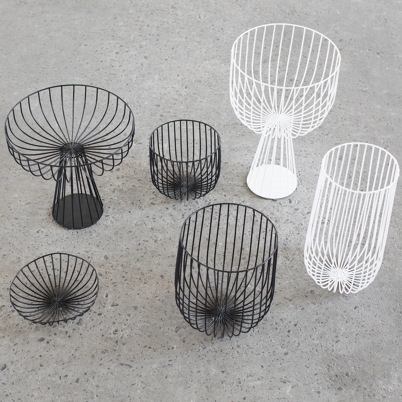 Catu basket Ø 30 cm, 黑色 Serax