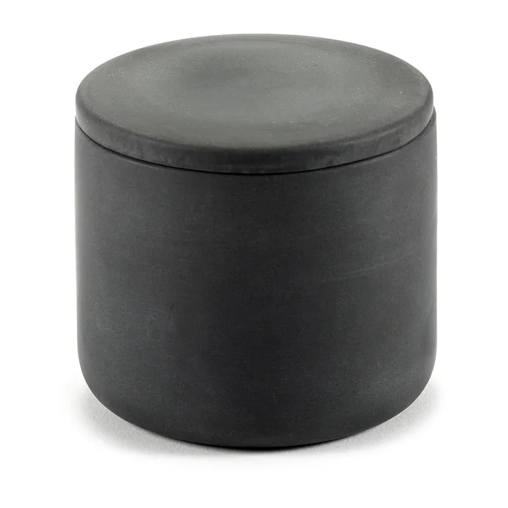 Cose 带盖矮款小号储物罐 7cm - 深灰色 - Serax