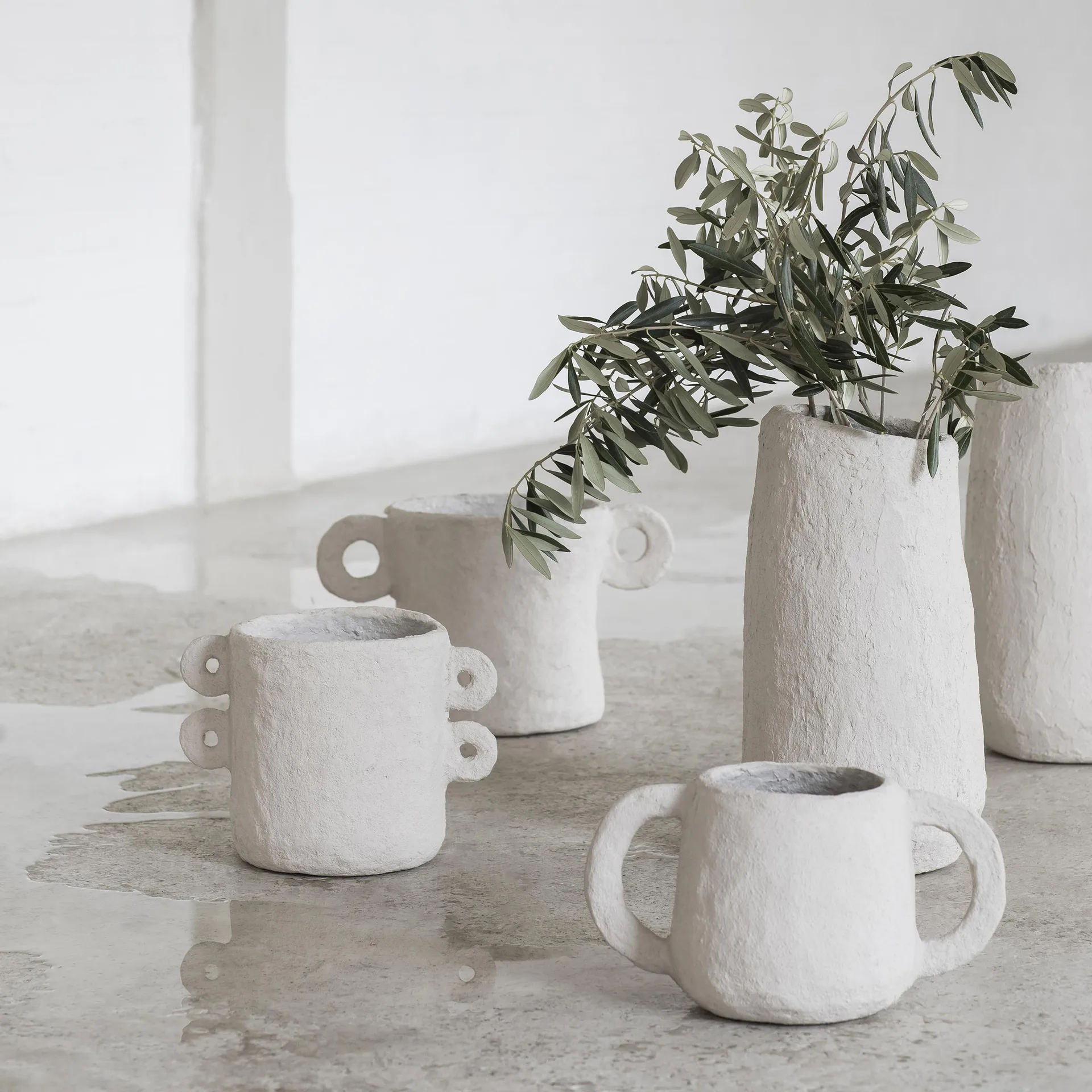 Earth 花盆  Ø 18 cm, 米色 Serax