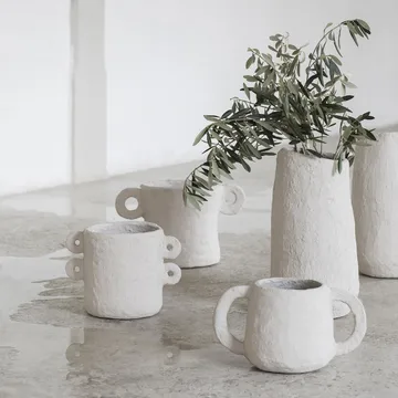 Earth 花盆 直径18cm - 米色 - Serax