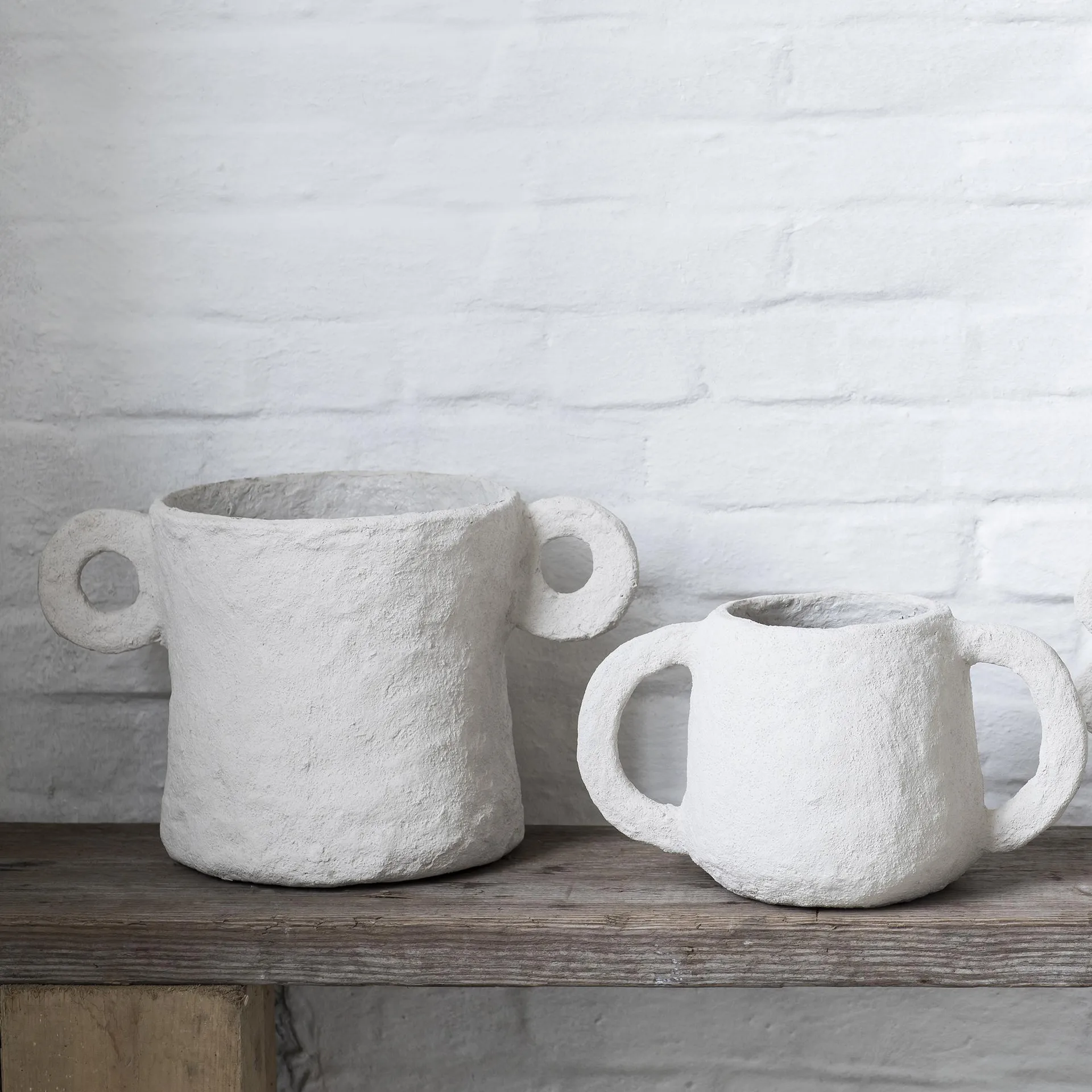 Earth 花盆  Ø 22 cm, 米色 Serax