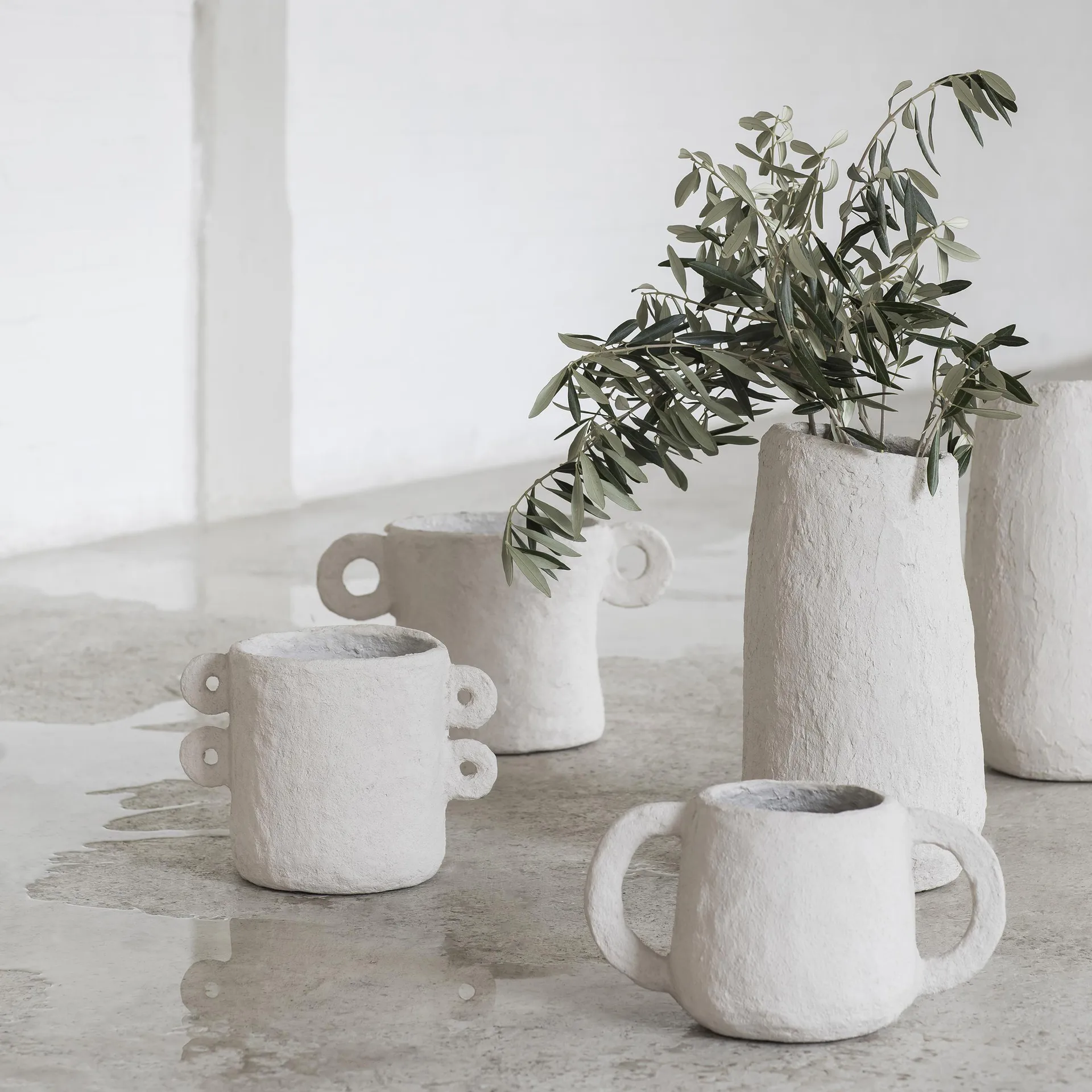 Earth 花盆  Ø 22 cm, 米色 Serax