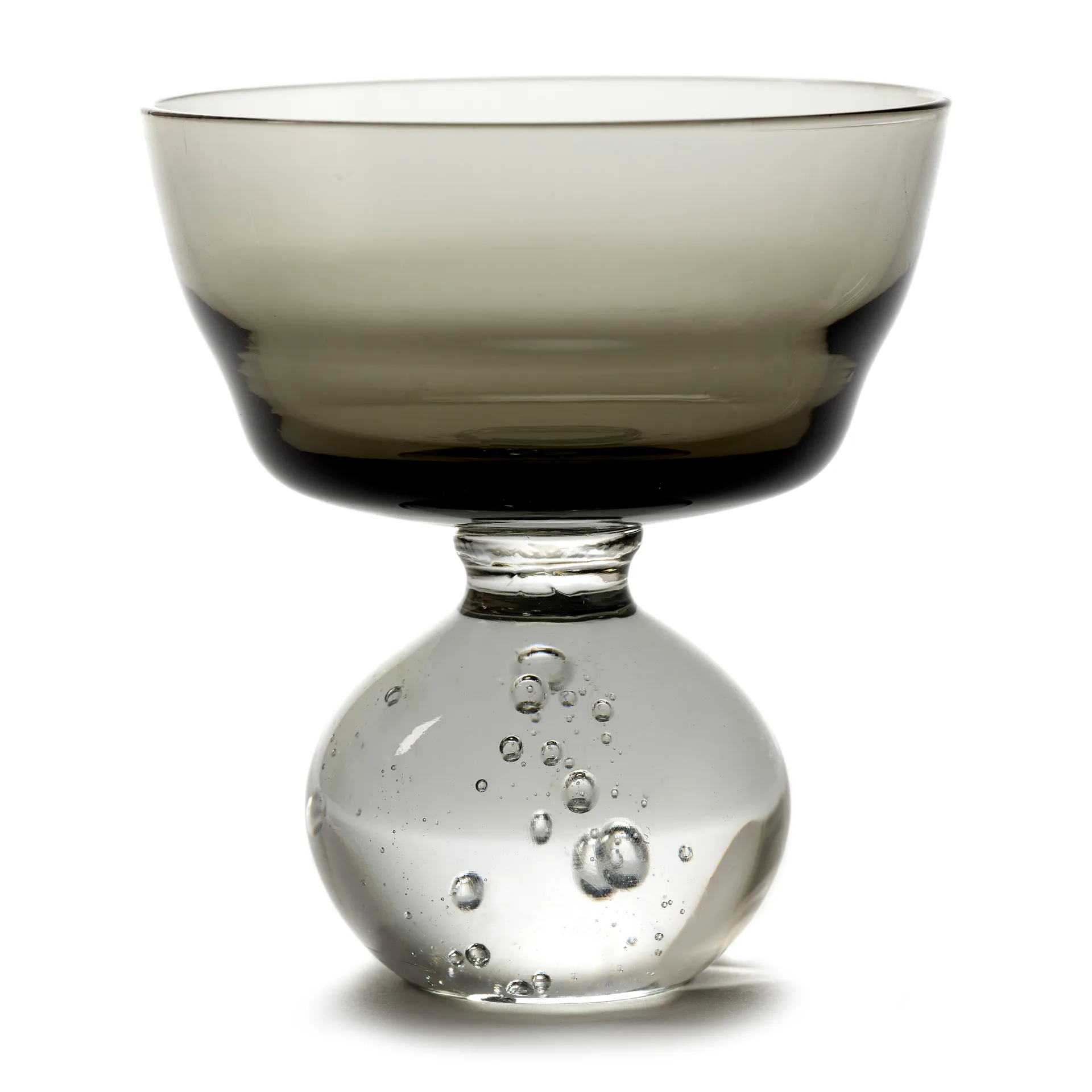 Eternal snow 带柄玻璃杯 中号 9.2cm, 烟熏灰色 Serax