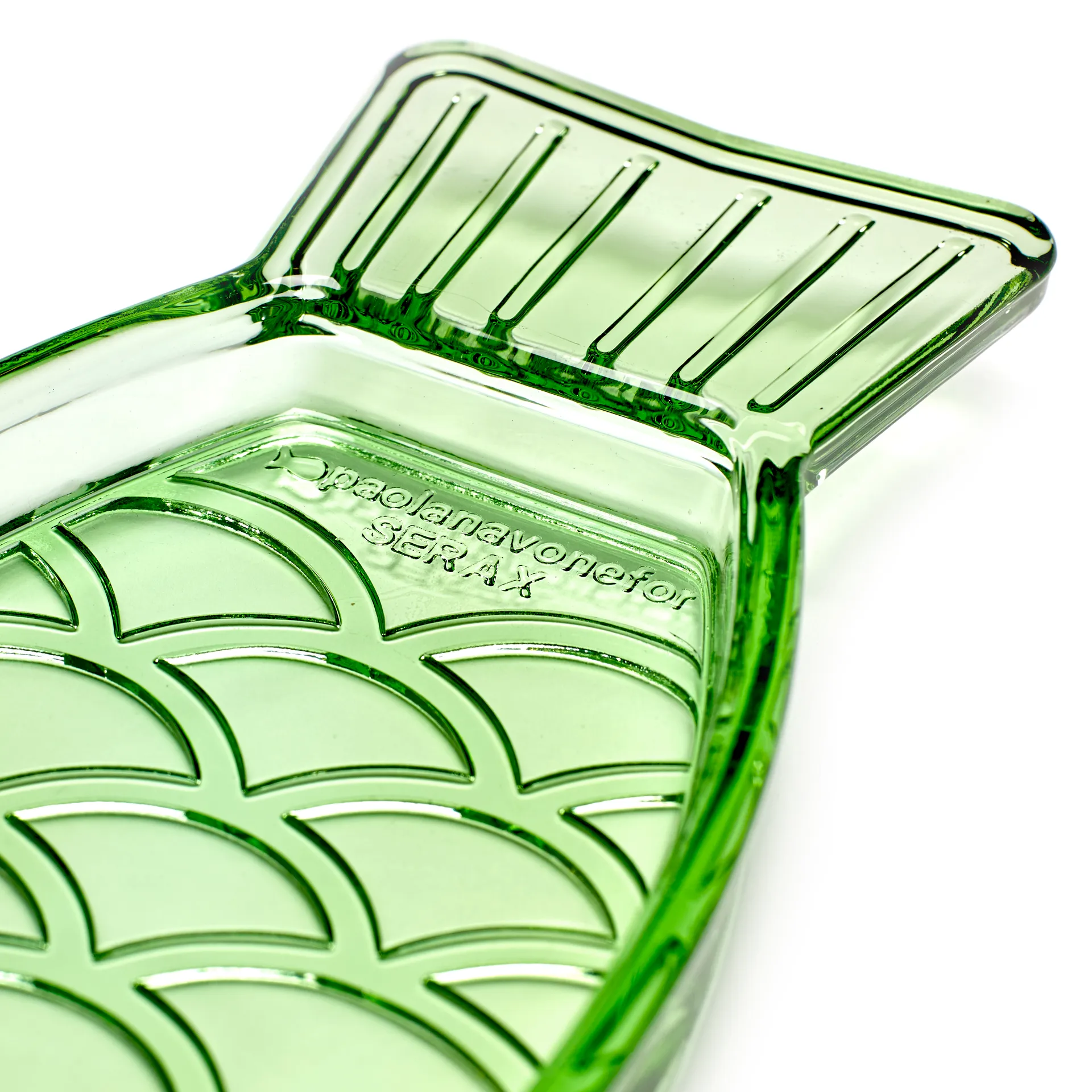 Fish & Fish 盘子 10x23 cm, 绿色 Serax