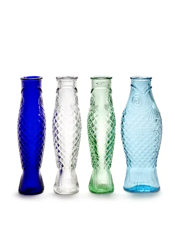 Fish & Fish 玻璃瓶 850ml - 浅蓝色 - Serax