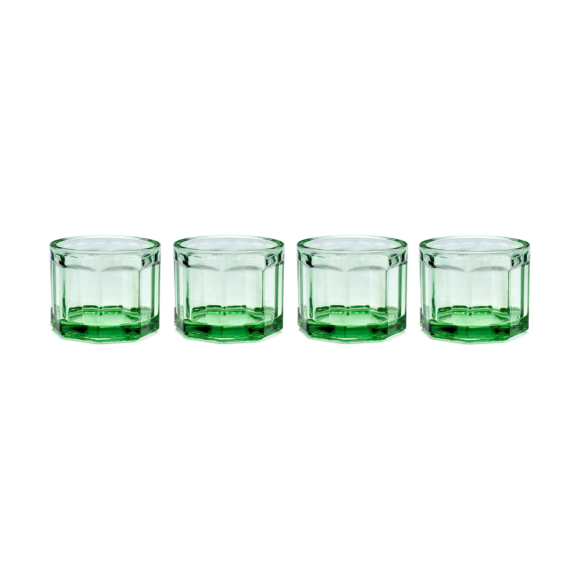 Fish & Fish drinking glass 16 cl 四件套装 绿色,  Serax
