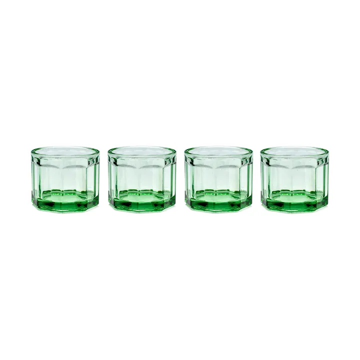 Fish & Fish drinking glass 16 cl 四件套装 绿色 - Serax