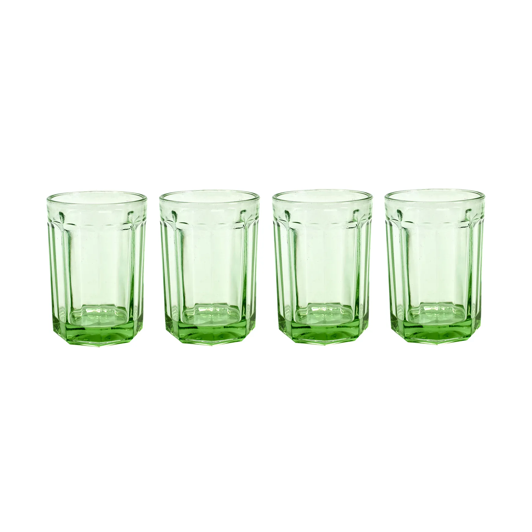 Fish & Fish drinking glass 40 cl 四件套装 绿色,  Serax