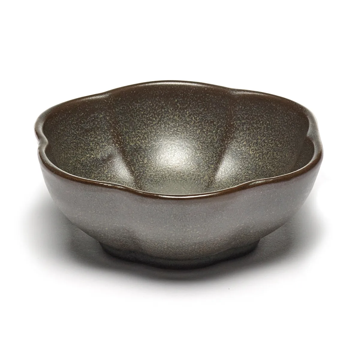 Inku 楞纹碗 中号 11cm, 绿色 Serax